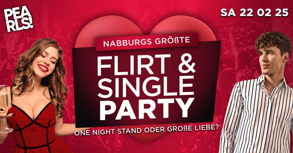 NABBURG GRÖßTE SINGLE & FLIRT PARTY🔥💘 One Night Stand, große Liebe oder einfach nur feiern? Am 22.02. heißt es tanzen, trinken und ganz viel Flirten zur größten Single-Party der Region. Macht euch bereit für eine aufregende Partynacht mit hunderten Single Boys und Single Ladies im Pearls! NO GYM - NO TINDER - NO LOVOO - NO BADOO WIE FRÜHER FLIRTEN, KENNENLERNEN, KNUTSCHEN! ❤️ FINDE DEIN MATCH ❤️ » Boys aufgepasst! Um Mitternacht verteilen wir 200 Rosen mit Liebes-Shot Gutschein. Dieser Gutschein kann aber nur von einer der Ladies eingelöst werden. Ihr müsst also eure Traumfrau suchen, sie ansprechen und mit ihr zusammen zum DJ Pult kommen euren Gutschein auf ein Kennenlerndrink einlösen. » An unserem Postamt am DJ Pult erhältst Du auf Wunsch deinen Instagram-Namen als Aufkleber. Heimliche Blicke? Wenn dir jemand gefällt, follow doch mal und schreib eine Nachricht. ❤️ FLIRTY GAMES ❤️ » Tretet im Single Beer-Pong gegeneinander an! » Bei unseren verrückten Flaschendrehen müsst ihr knutschen! ❤️ FÜR ALLES GESORGT ❤️ » Wir verteilen an die Ladies geheimnisvolle Shades of Grey Masken! » Am DJ Pult bekommt ihr gratis Handschellen & Kondome! ❤️FLIRTSTATUS ❤️ Wer gerne tanzt und flirtet, kommt heute voll auf seine Kosten! Unsere Neon Bänder zeigen in dieser Nacht deinen Status: ✅GRÜN: Ich möchte heute Knutschen! ⚠️GELB: Versuch dein Glück! ⛔️ROT: Ich bin nur zum Tanzen hier! 🦩PINK: Ich suche das gleiche Geschlecht ★︎★︎★︎MUSIC ★︎★︎★︎ Wir spielen für euch das Beste vom Besten! Party auf 2 Floors! MAIN-FLOOR - EDM, Charts, Techno, 90er & 2000er - BLACK FLOOR - 100% Black - 🎶 Immer wenn der Hit "Hey Single Ladies" von Beyoncé gespielt wird, gibt es eine runde Shots am DJ-Pult! ★︎★︎★︎TICKETS ★︎★︎★︎ ▶️ Hol dir jetzt dein Ticket im Vorverkauf unter https://bit.ly/nabburgsgrösstesingleundflirtparty ab 7,90€! ▶️ Abendkasse wird ebenfalls die ganze Nacht geöffnet sein! ★︎★︎★︎INFOS ★︎★︎★︎ • Entry: 21:00 Uhr • Datum: 22.02.2025 • Ort: Pearls Nabburg • Alter: ab 16 Jahren mit Partyzettel ❤️ Gewinnspiel: Wir verlosen 10x Freikarten unter Allen, die diesen Beitrag REPOSTEN!